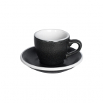 Espressotass & taldrik Loveramics Egg Anthracite, 80 ml