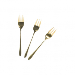 Magustoidukahvlite komplekt Homla STILO Gold, 3 tk.