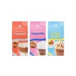 Jahvatatud kohvi komplekt CHiATO Amaretto & Caramel & Cr&egrave;me Br&ucirc;l&eacute;e, 3 x 250 g