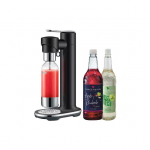 Sage the InFizz&trade; Fusion SCA800BTR mulliveemasin - tr&uuml;hvli must + siirupite komplekt (Apple&Rhubarb x Mojito Mint)