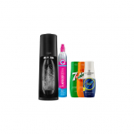Mulliveemasin SodaStream Terra Black + siirupite komplekt (7Up x Mirinda x Energy)