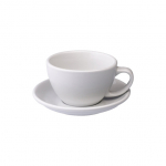 Caf&eacute; Latte tass alustassiga Loveramics Egg White, 300 ml