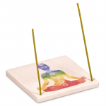 Seebikivist viirukihoidja 7 Chakra, 10cm