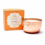 Ajurveeda taimse vaha l&otilde;hnak&uuml;&uuml;nal purgis Kapha Sage Mint 2 Wick, 200g