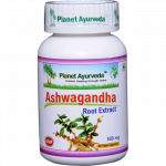 Ashwagandha, orgaaniline, Planet Ayurveda, 60 kapslit