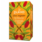 Soojendav tee Three Ginger, &ouml;koloogiline, Pukka, 20 kotikest
