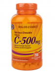 Chewable Vitamin C with Rose Hips, 500mg - 250 tablets