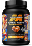Nitro-Tech 100% i&scaron;rūgų aukso, sūdytos karamelės skonio - 908 g