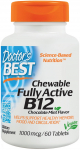 Chewable Fully Active B12, 1000mcg - 60 tabs