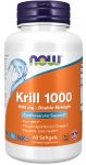 Krilių aliejus, 1000 mg dvigubo stiprumo &ndash; 60 mink&scaron;tųjų kapsulių