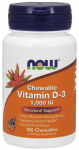 Vitaminas D-3, 1000 TV (kramtomas) &ndash; 180 kramtomųjų