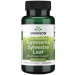 Plataus spektro gimnemos (Gymnema Sylvestre) lapai, 400 mg &ndash; 100 kapsulių