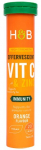 Vitamin C & Zinc Effervescent, Orange - 20 tablets