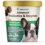 NaturVet Advanced Probiotics & Enzymes - 70 soft chews