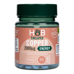 Chelated Copper, 2000mcg - 90 vegan tabs