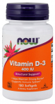 Vitaminas D-3, 400 TV - 180 mink&scaron;tųjų gelių