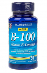 Mega B-100 Vitamin B Complex - 50 caplets