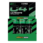 C4 Ultimate prie&scaron;treniruotinis gėrimas, milijonai obuolių &ndash; 12 x 60 ml.