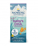 Kūdikių DHA žuvų taukai, 1050 mg Omega-3 su vitaminu D3 - 60 ml.