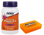 Pill Case, Small & Vitamin D-3, 2000 IU - 120 softgels
