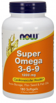 Super Omega 3-6-9, 1200 mg - 180 mink&scaron;tųjų kapsulių