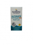 &bdquo;Ultimate Omega-D3&ldquo; žuvų taukai, 1280 mg citrinų skonio &ndash; 120 mink&scaron;tųjų kapsulių