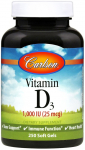Vitamin D3, 1000 IU - 250 softgels