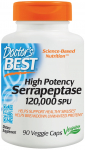 Serrapeptase, 120 000 SPU High Potency - 90 vcaps