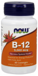 Vitaminas B-12 su folio rūg&scaron;timi, 5000 mcg - 60 pastilių