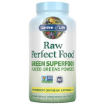 Raw Perfect Food, Green Superfood (Juiced Greens Powder) - 240 vcaps