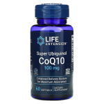 Super Ubiquinol CoQ10, 100mg - 60 mink&scaron;tųjų gelių