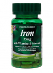 Iron, 15mg with Vitamins & Minerals - 100 caplets (EAN 5017174053959)