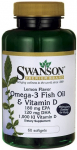 Omega-3 Fish Oil with Vitamin D - 60 softgels