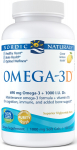 Omega-3D, 690mg Citrina - 120 mink&scaron;tųjų gelių