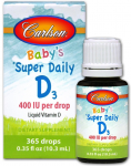 Kūdikio &bdquo;Super Daily&ldquo; vitaminas D3, 400 TV &ndash; 10 ml.