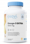 Omega-3 ypač molekuliniu būdu distiliuotas, 1300 mg (citrinų) - 120 mink&scaron;tųjų kapsulių