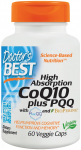 High Absorption CoQ10 plus PQQ - 60 vcaps