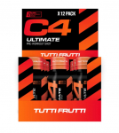 C4 Ultimate Pre-Workout Shot, Tutti Frutti - 12 x 60 ml.