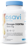Omega-3 ypač molekuliniu būdu distiliuotas, 1300 mg (citrinų) - 60 mink&scaron;tųjų kapsulių