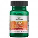 Vitamin B-12 with Folic Acid, 1000mcg Sublingual - 60 sublingual tabs