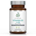 Vitaminas D3 + K2 - 60 v kapsulių