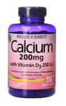 Calcium with Vitamin D3, 200mg - 200 tablets