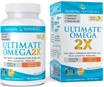&bdquo;Ultimate Omega 2X&ldquo; su vitaminu D3, 2150 mg citrinų skonio &ndash; 60 mink&scaron;tųjų kapsulių