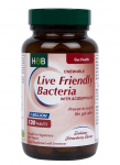 Chewable Live Friendly Bacteria with Acidophilus, Strawberry - 120 tabs