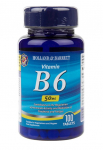 Vitamin B6, 50mg - 100 tablets