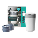 Tommee Tippee Twist and Click m&auml;hkmekonteiner + 4 m&auml;hkmekonteineri kassetti