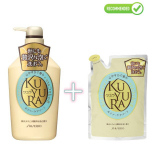 Shiseido Kuyura du&scaron;igeel &uuml;rtide aroomiga 550ml + t&auml;itepakend 400ml
