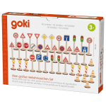 Goki 53761 Liiklusm&auml;rkide komplekt 40tk