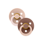 BIBS Studio Colour Looduslikust kaut&scaron;ukist lutt 0-6k 2tk