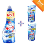 Lion WC puhastusvahend-sprei 450ml + t&auml;itepakend 2tk